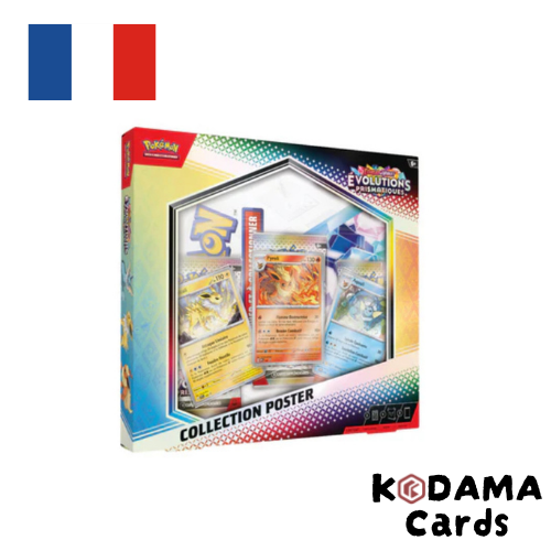 Coffret Pokémon Collection Poster Évolution Prismatique EV 8.5 FR